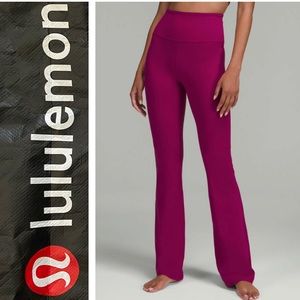 LULULEMON-Groove Pant SHR Flare Nulu/MAGENTA PURPLE-Size 6